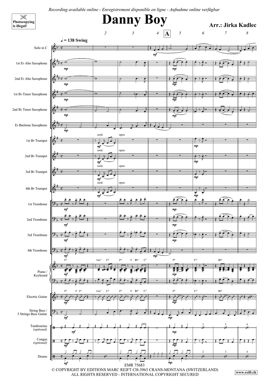 Danny Boy Danny Boy Bassoon scores gallery preview page 4