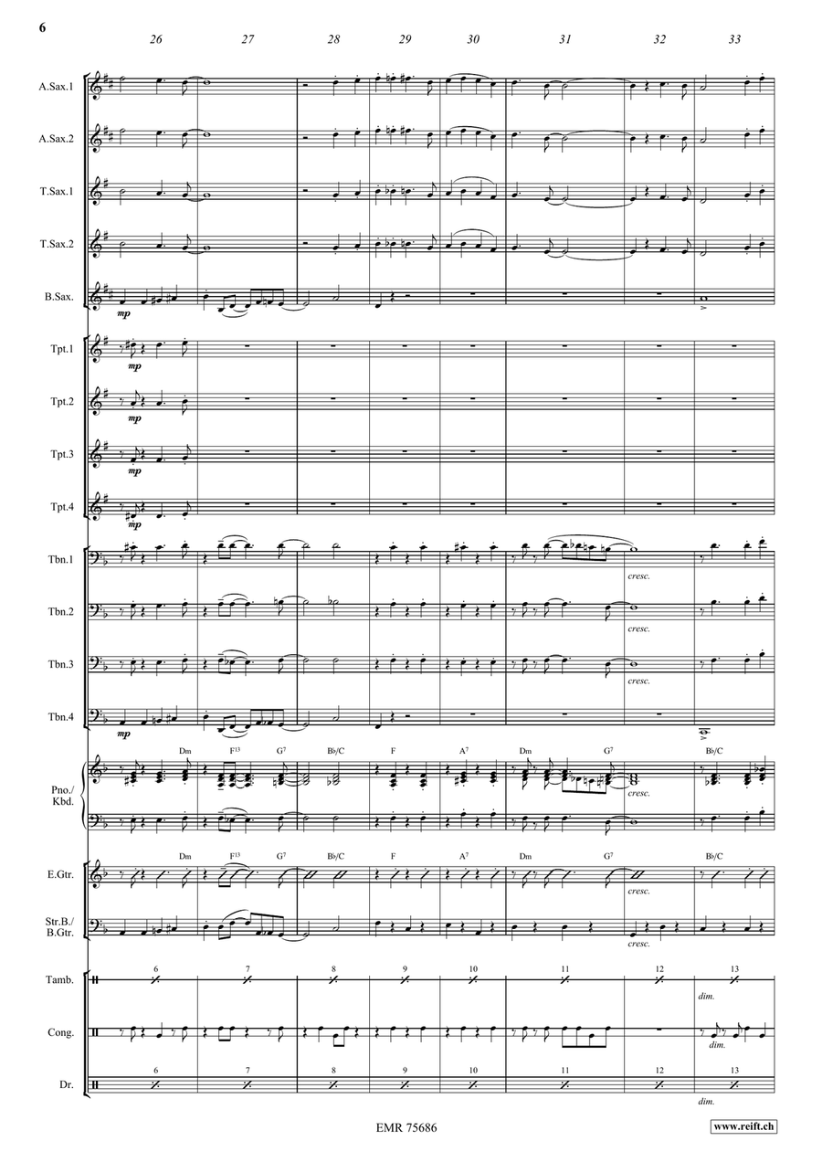 Indiana by Jirka Kadlec Big Band - Sheet Music page 7