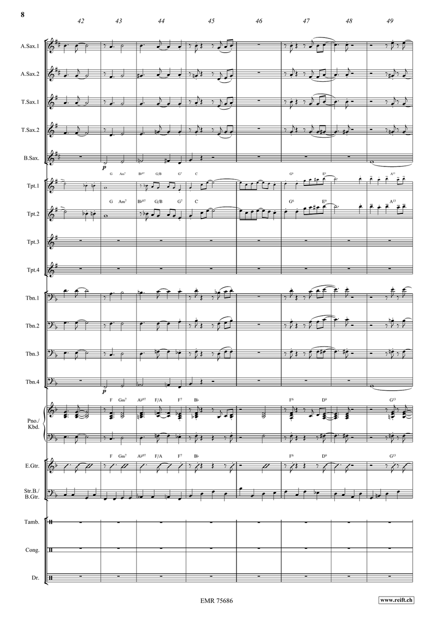 Indiana by Jirka Kadlec Big Band - Sheet Music page 9