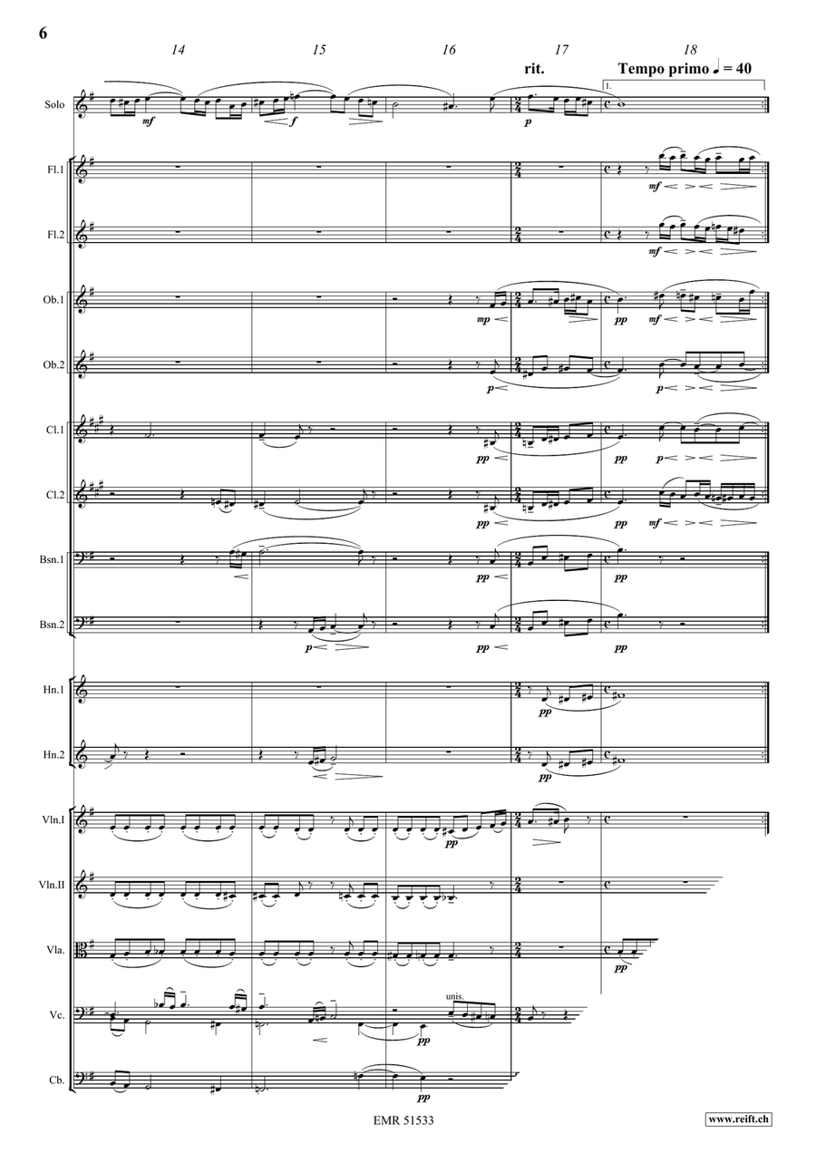 Vocalise Vocalise Orchestra scores gallery preview page 6