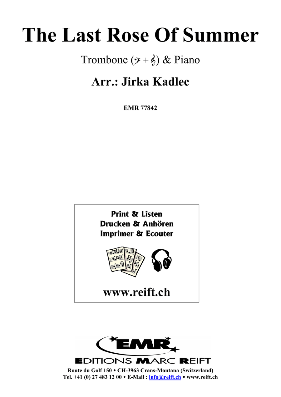 The Last Rose Of Summer The Last Rose Of Summer Piano Accompaniment scores gallery preview page 2