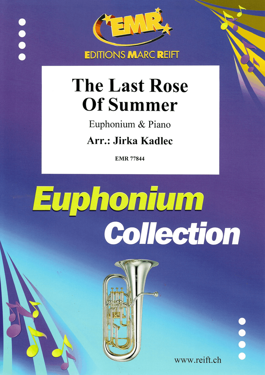 The Last Rose Of Summer The Last Rose Of Summer Euphonium scores gallery preview page 1