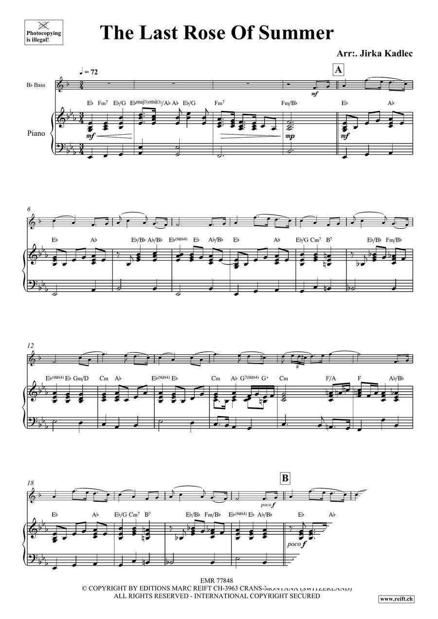 The Last Rose Of Summer The Last Rose Of Summer Voice Solo scores gallery preview page 3