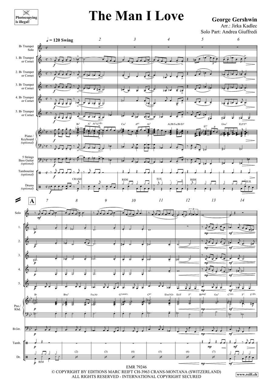The Man I Love The Man I Love Cornet scores gallery preview page 4