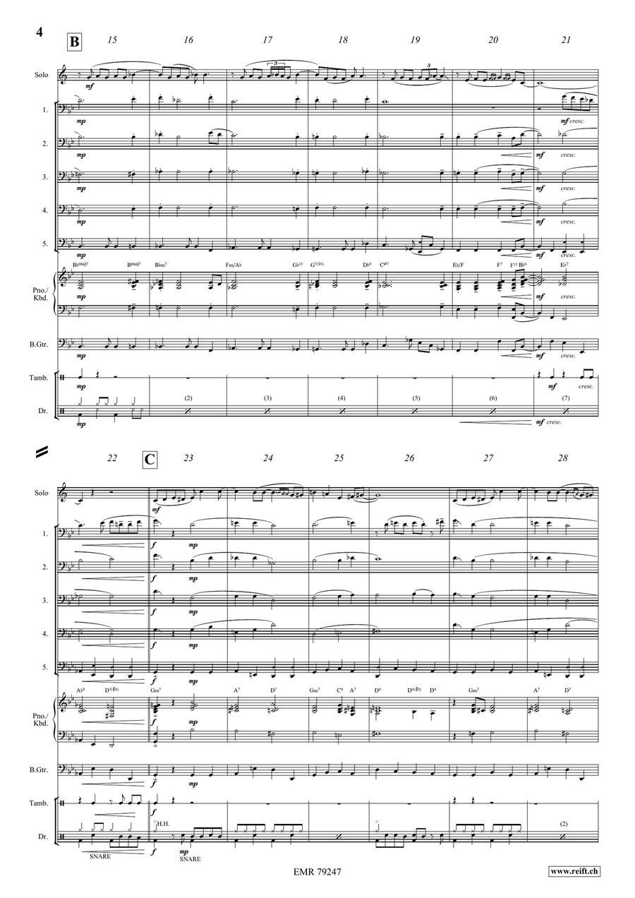 The Man I Love The Man I Love Trombone scores gallery preview page 5