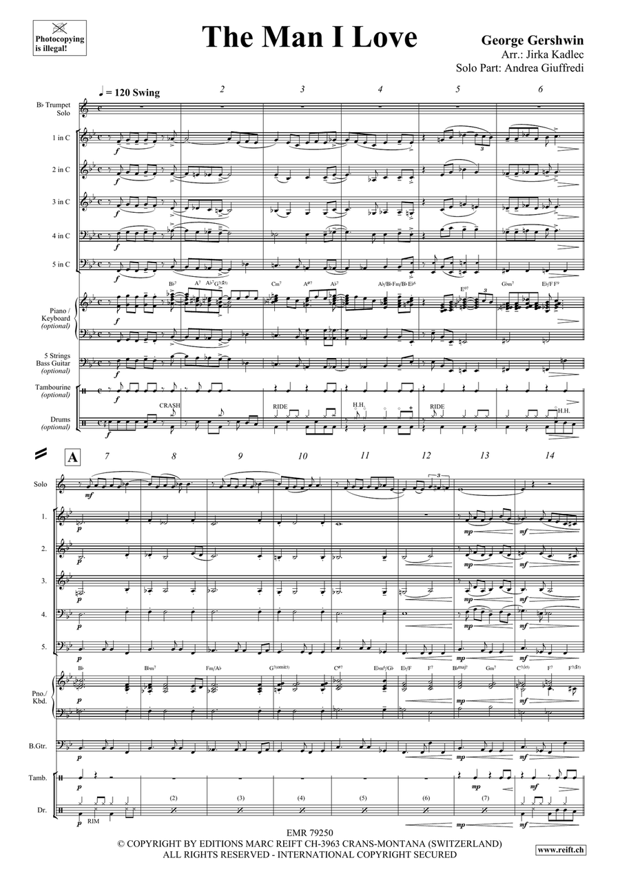 The Man I Love The Man I Love Woodwind Quintet scores gallery preview page 4