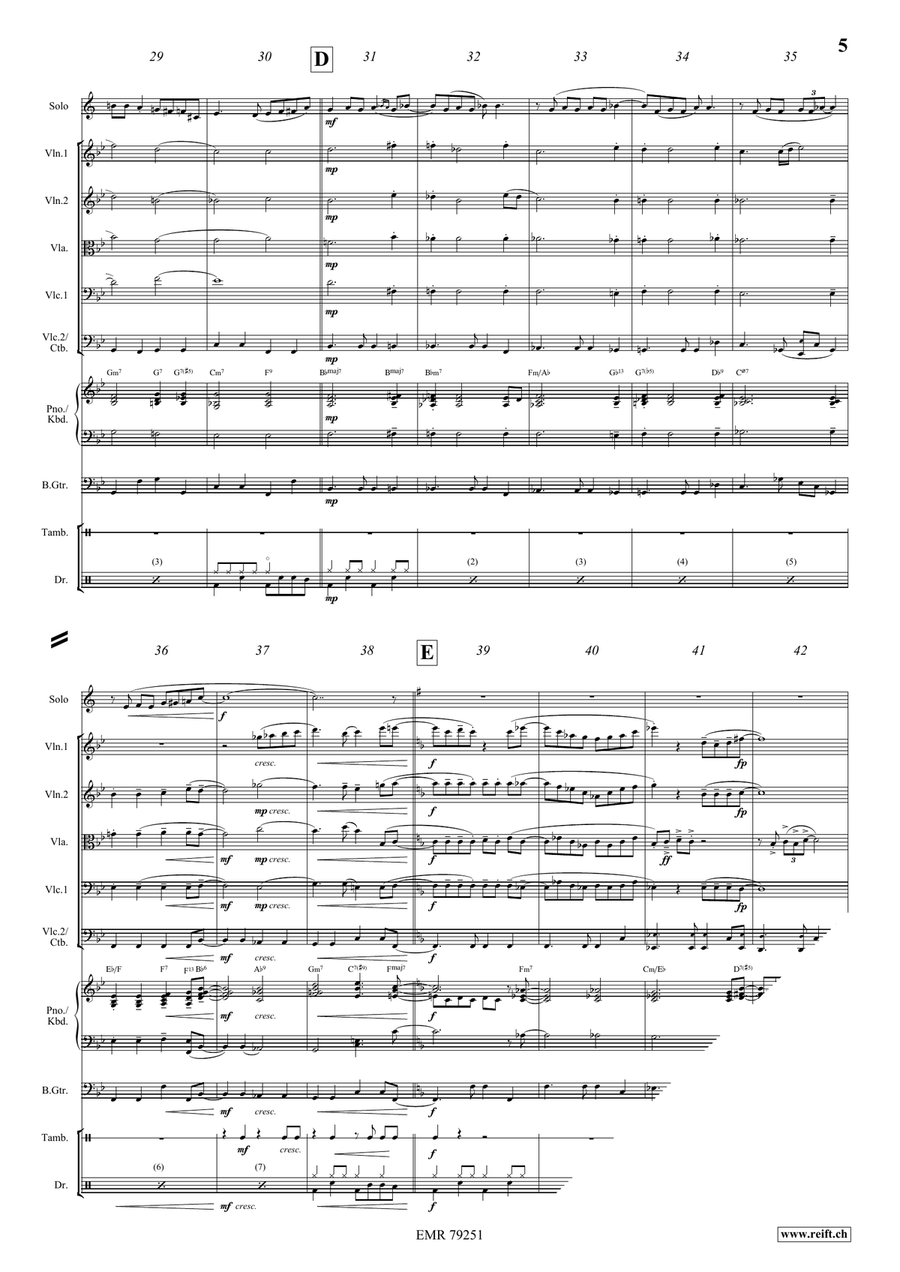 The Man I Love The Man I Love String Orchestra scores gallery preview page 6