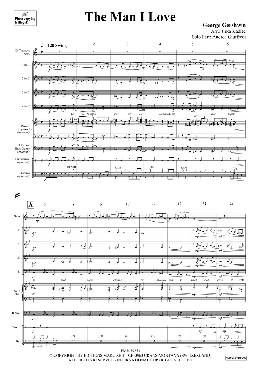 The Man I Love Trumpet scores gallery preview page 4