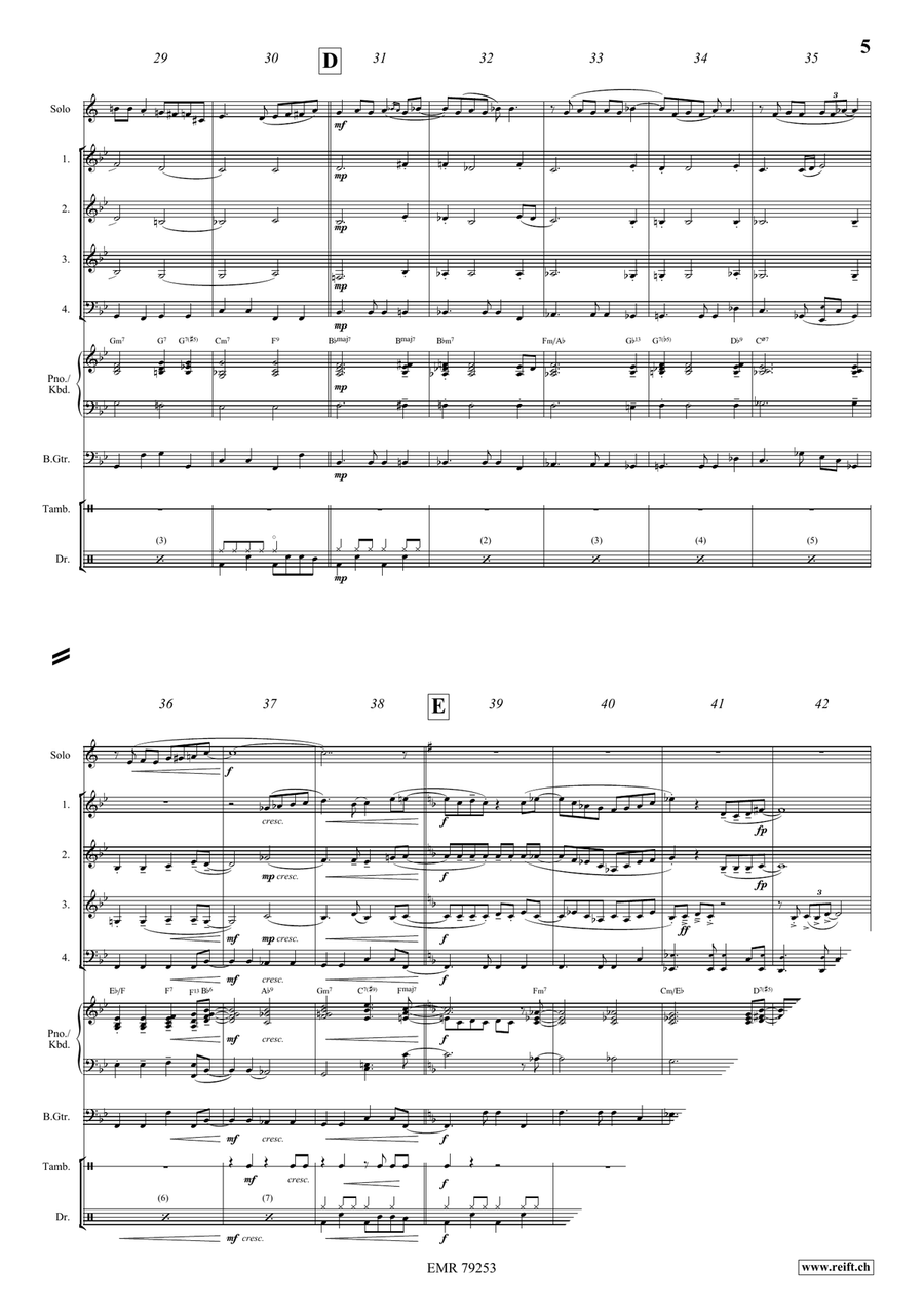 The Man I Love Trumpet scores gallery preview page 6