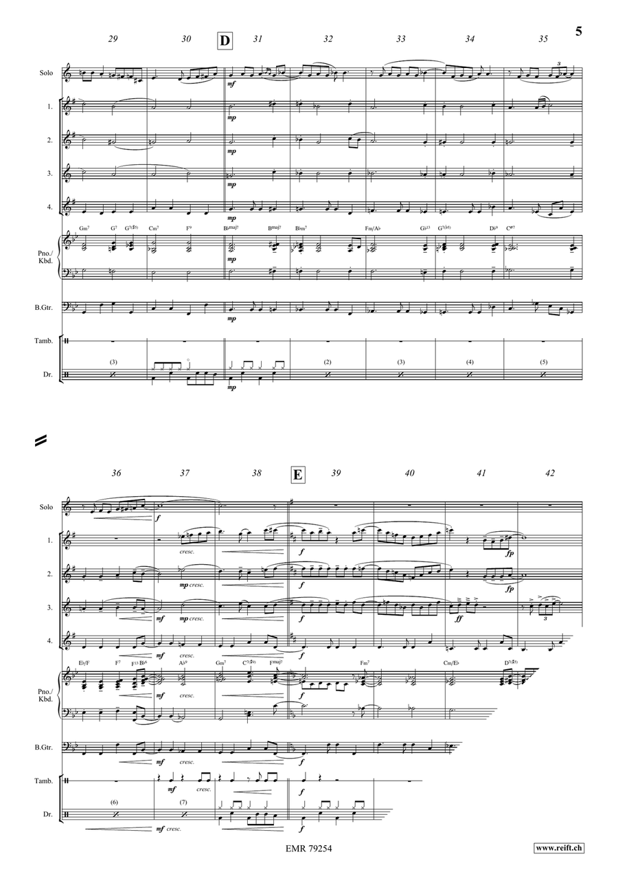 The Man I Love The Man I Love Saxophone scores gallery preview page 6