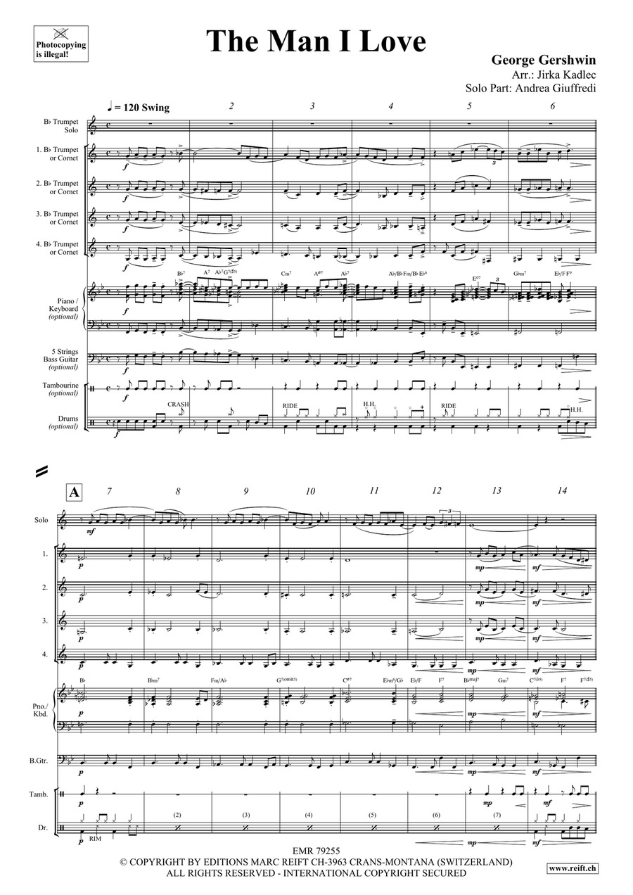 The Man I Love The Man I Love Cornet scores gallery preview page 4