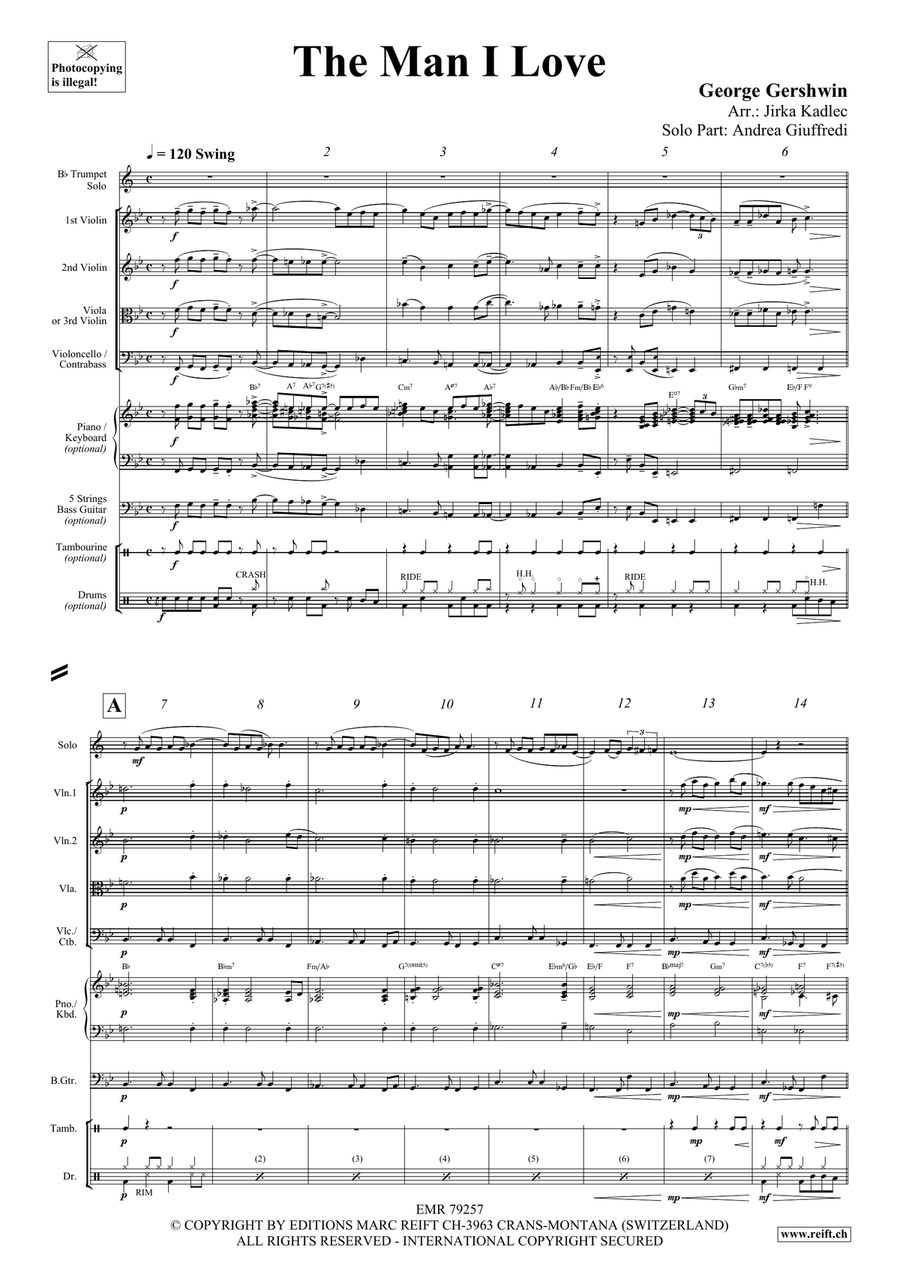 The Man I Love The Man I Love Trumpet scores gallery preview page 4