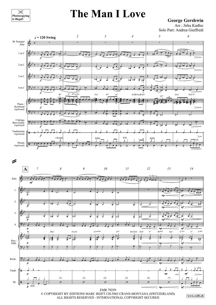 The Man I Love The Man I Love Woodwind Quartet scores gallery preview page 4