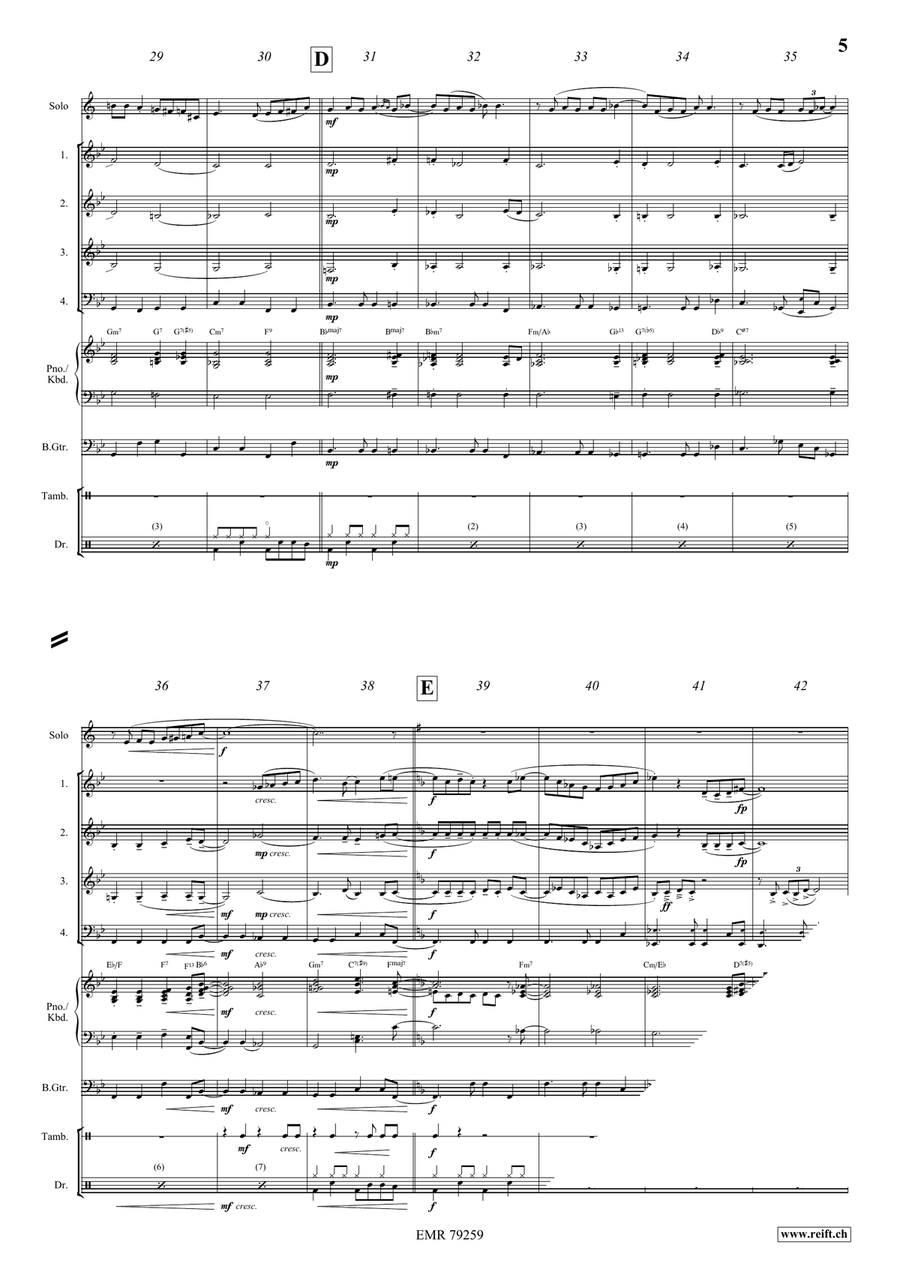 The Man I Love The Man I Love Woodwind Quartet scores gallery preview page 6