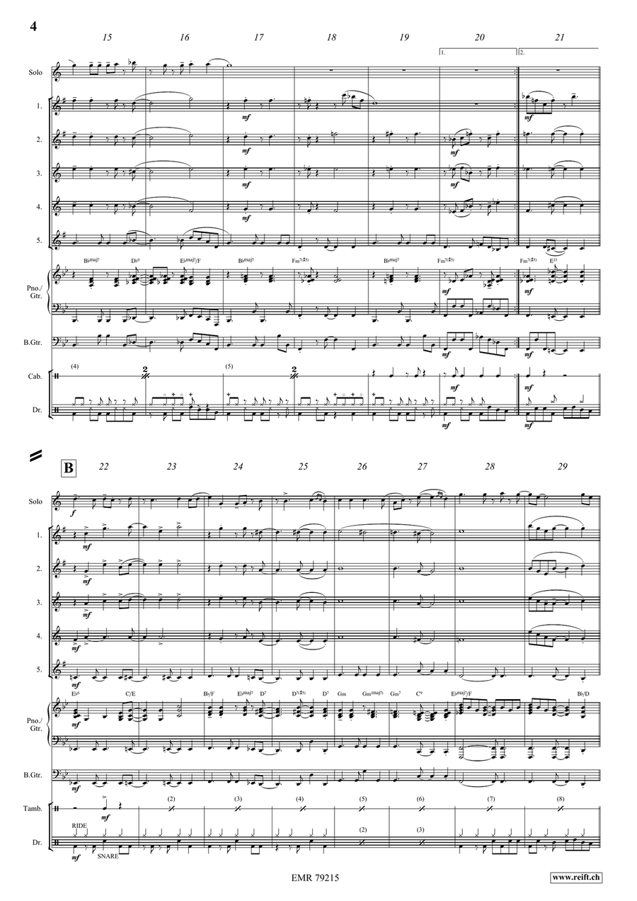 Sunday Mood Sunday Mood Saxophone scores gallery preview page 5