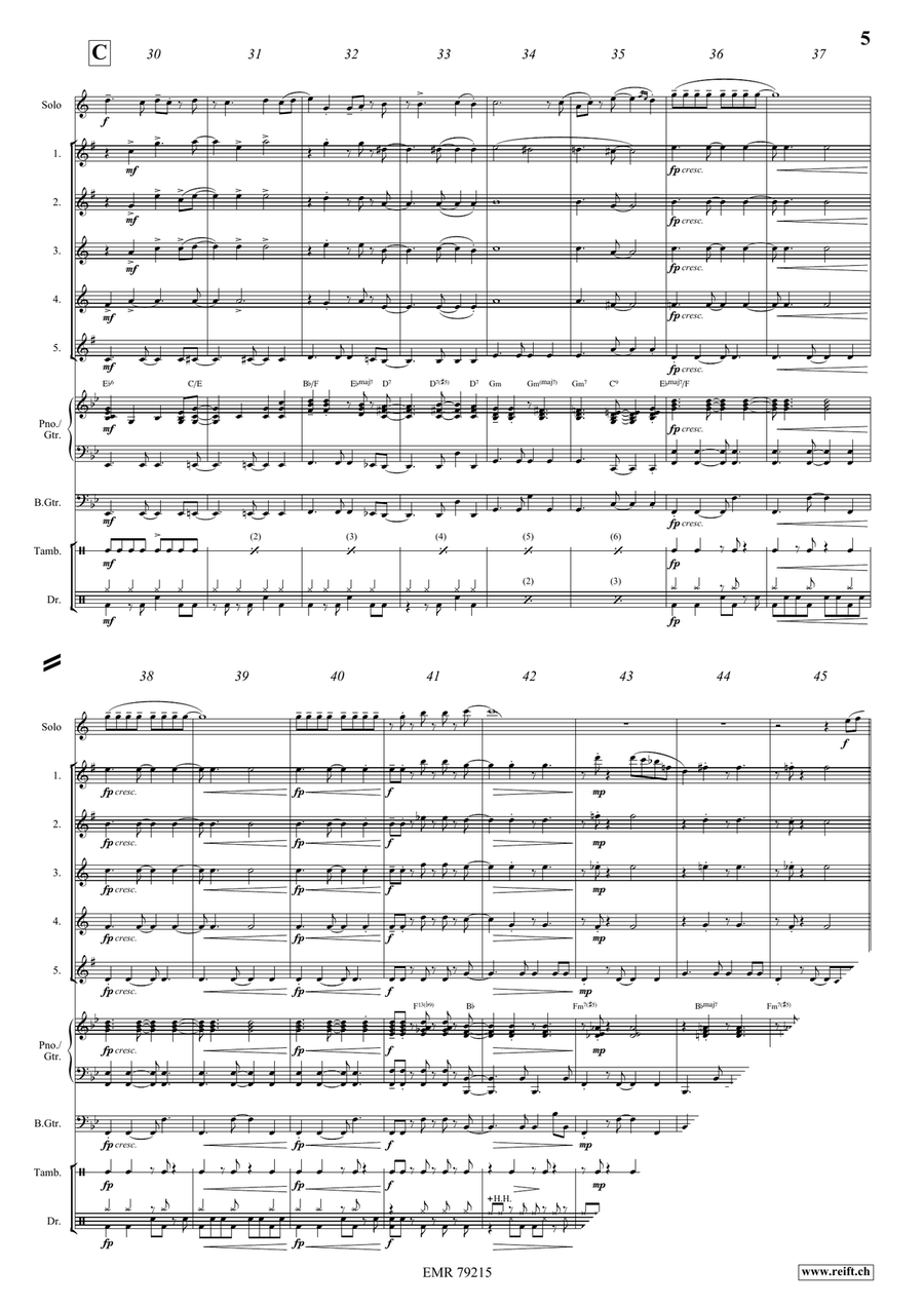 Sunday Mood Sunday Mood Saxophone scores gallery preview page 6