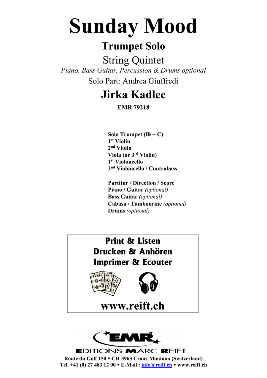 Sunday Mood Sunday Mood Trumpet scores gallery preview page 2