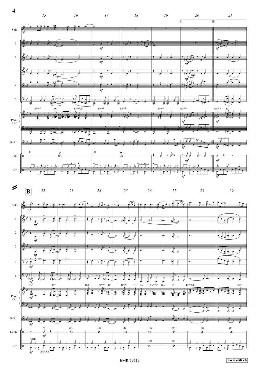 Sunday Mood Sunday Mood Brass Quintet scores gallery preview page 5