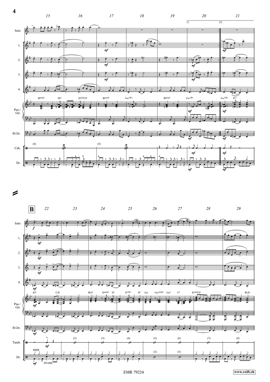 Sunday Mood Sunday Mood Saxophone scores gallery preview page 5