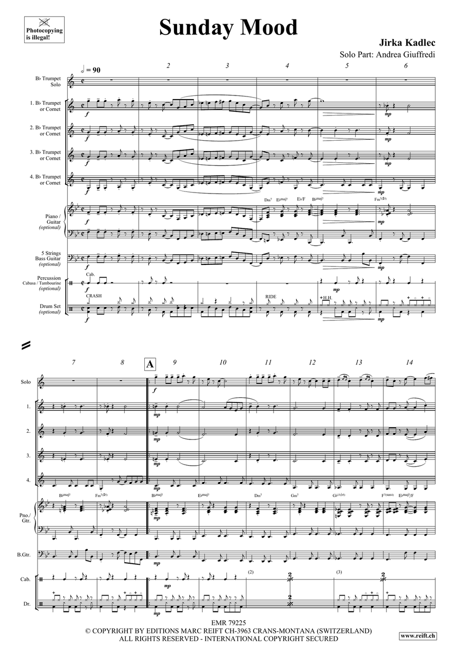 Sunday Mood Sunday Mood Cornet scores gallery preview page 4