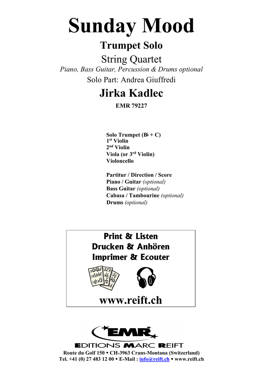 Sunday Mood Sunday Mood Trumpet scores gallery preview page 2