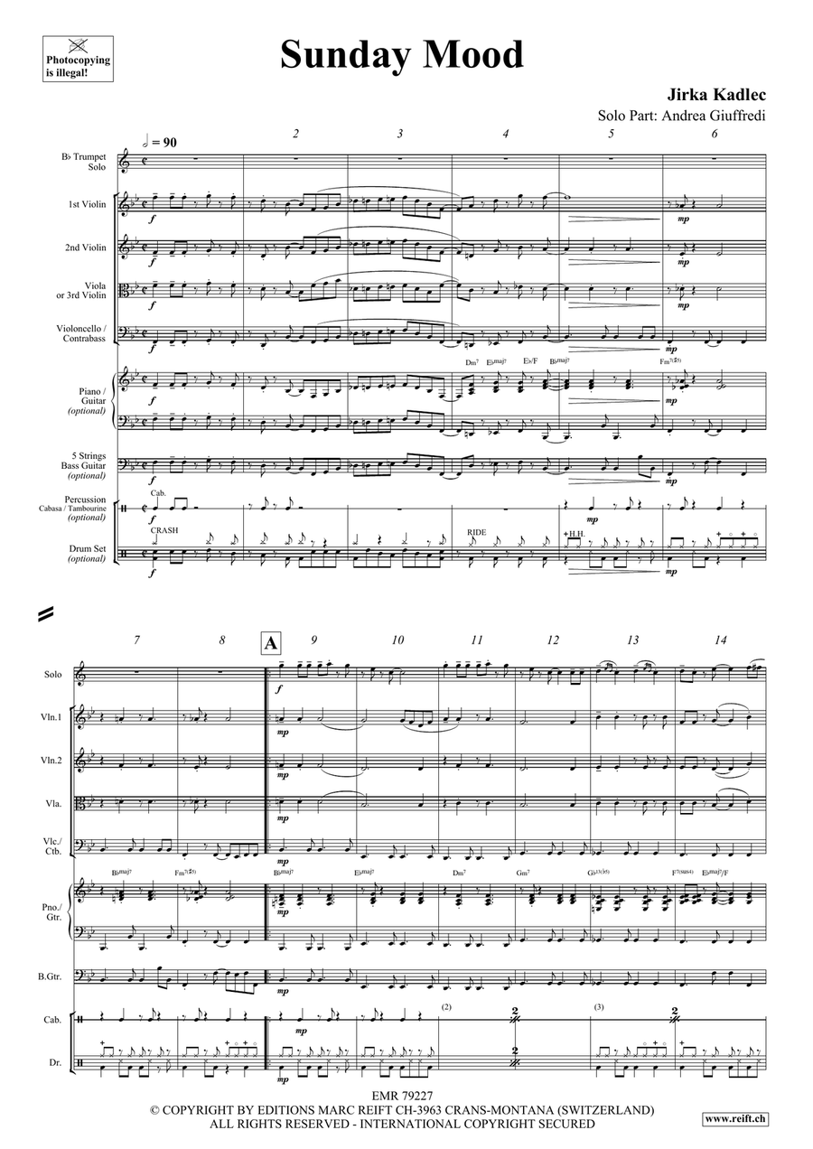 Sunday Mood Sunday Mood Trumpet scores gallery preview page 4