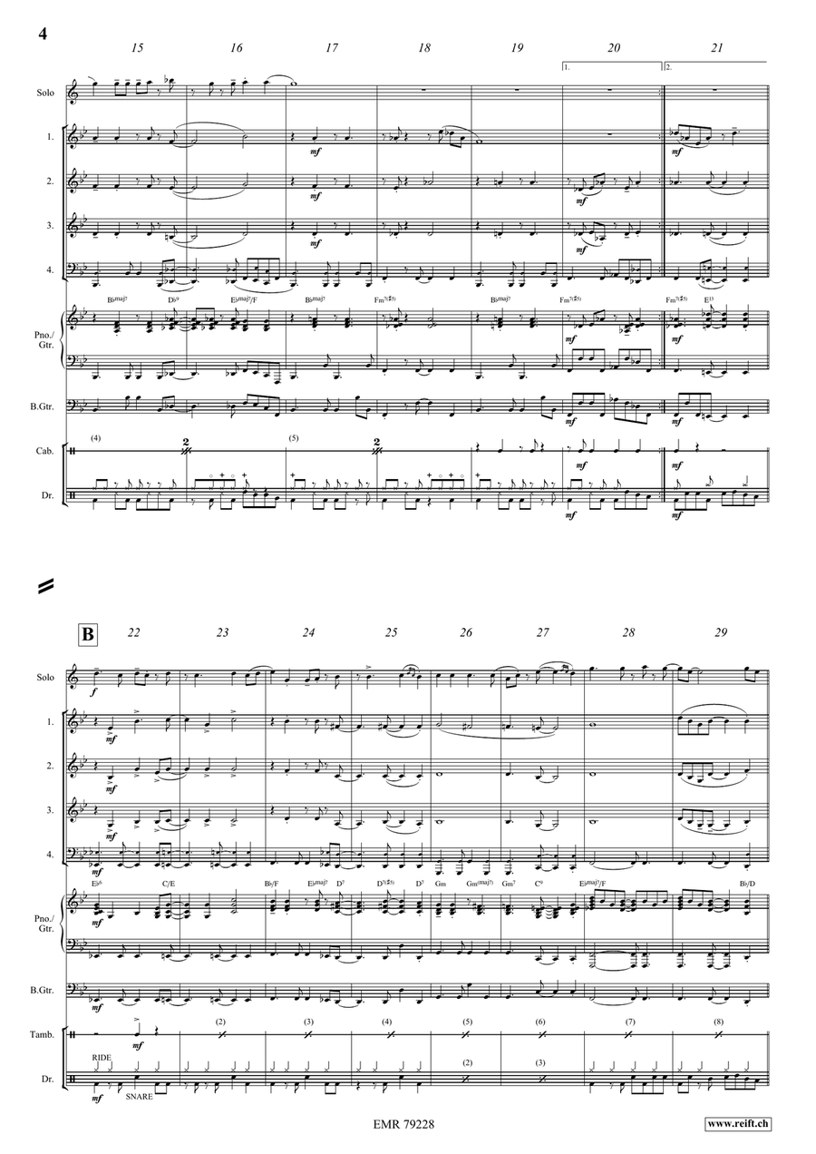 Sunday Mood Sunday Mood Brass Quartet scores gallery preview page 5