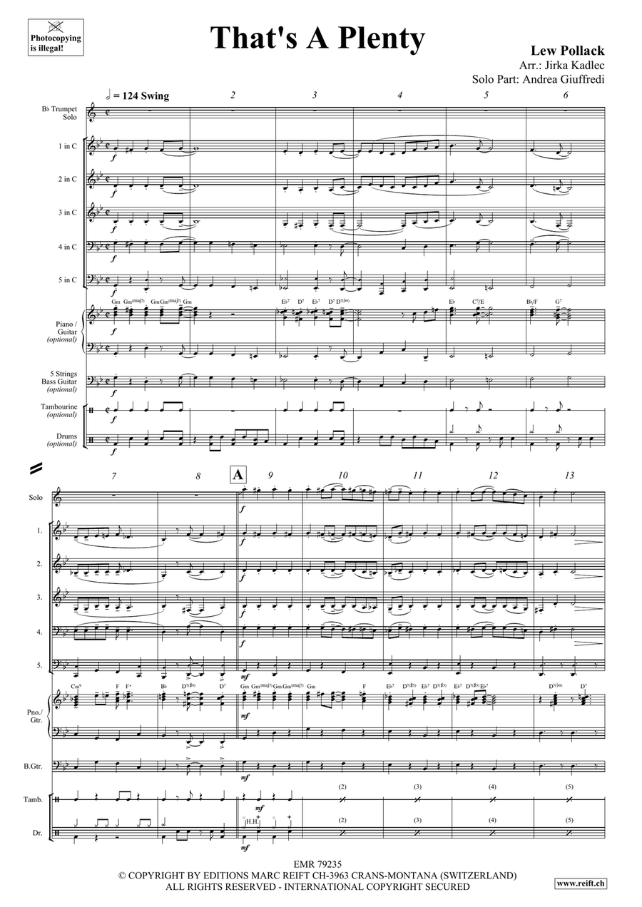 That's A Plenty That's A Plenty Woodwind Quintet scores gallery preview page 4