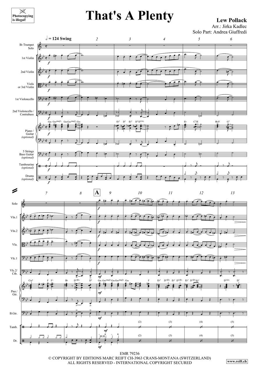 That's A Plenty That's A Plenty String Orchestra scores gallery preview page 4