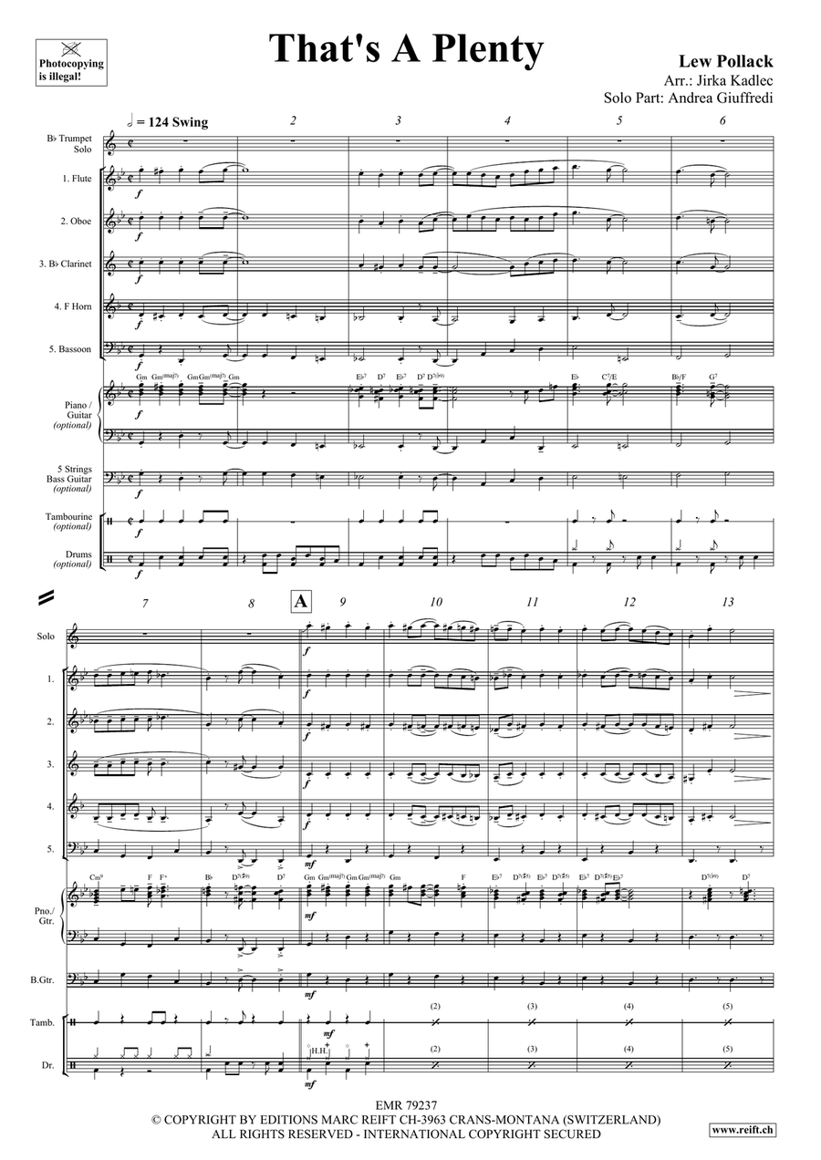 That's A Plenty That's A Plenty Bassoon scores gallery preview page 4