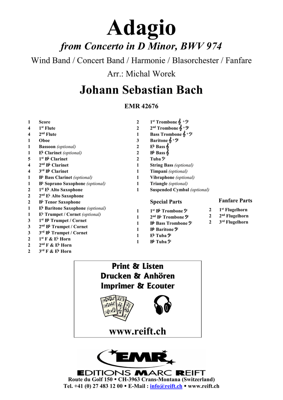 Adagio Adagio Concert Band scores gallery preview page 2
