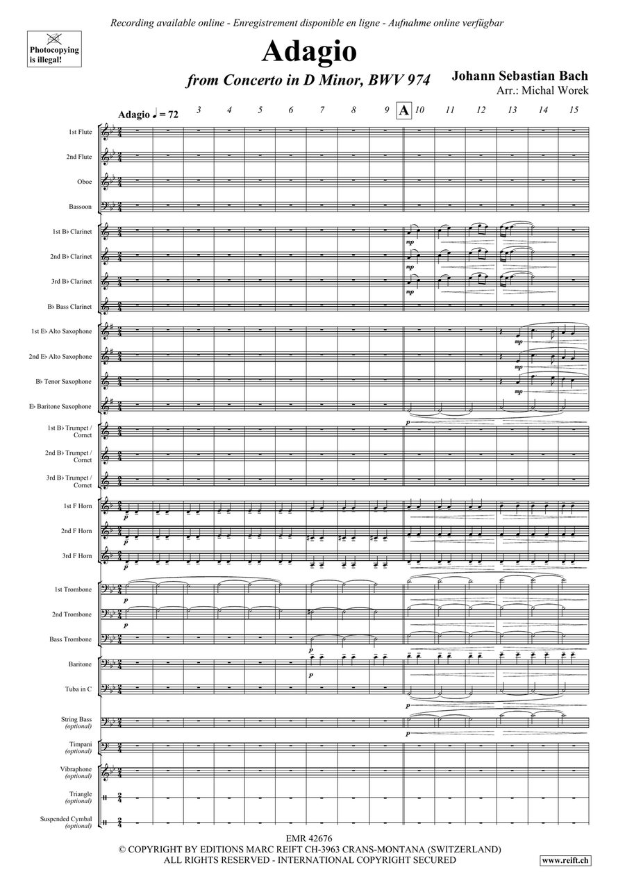 Adagio Adagio Concert Band scores gallery preview page 3