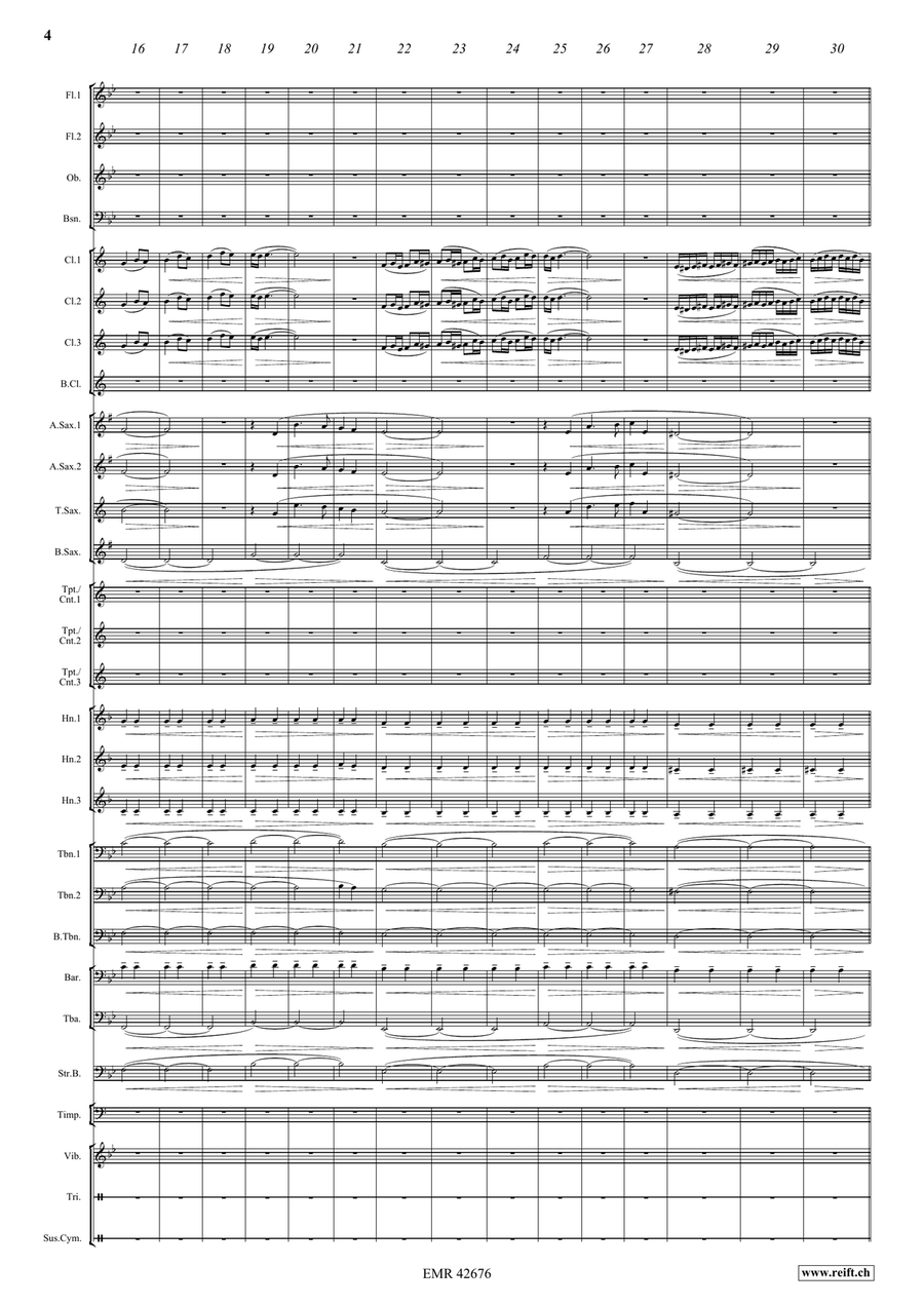 Adagio Adagio Concert Band scores gallery preview page 4