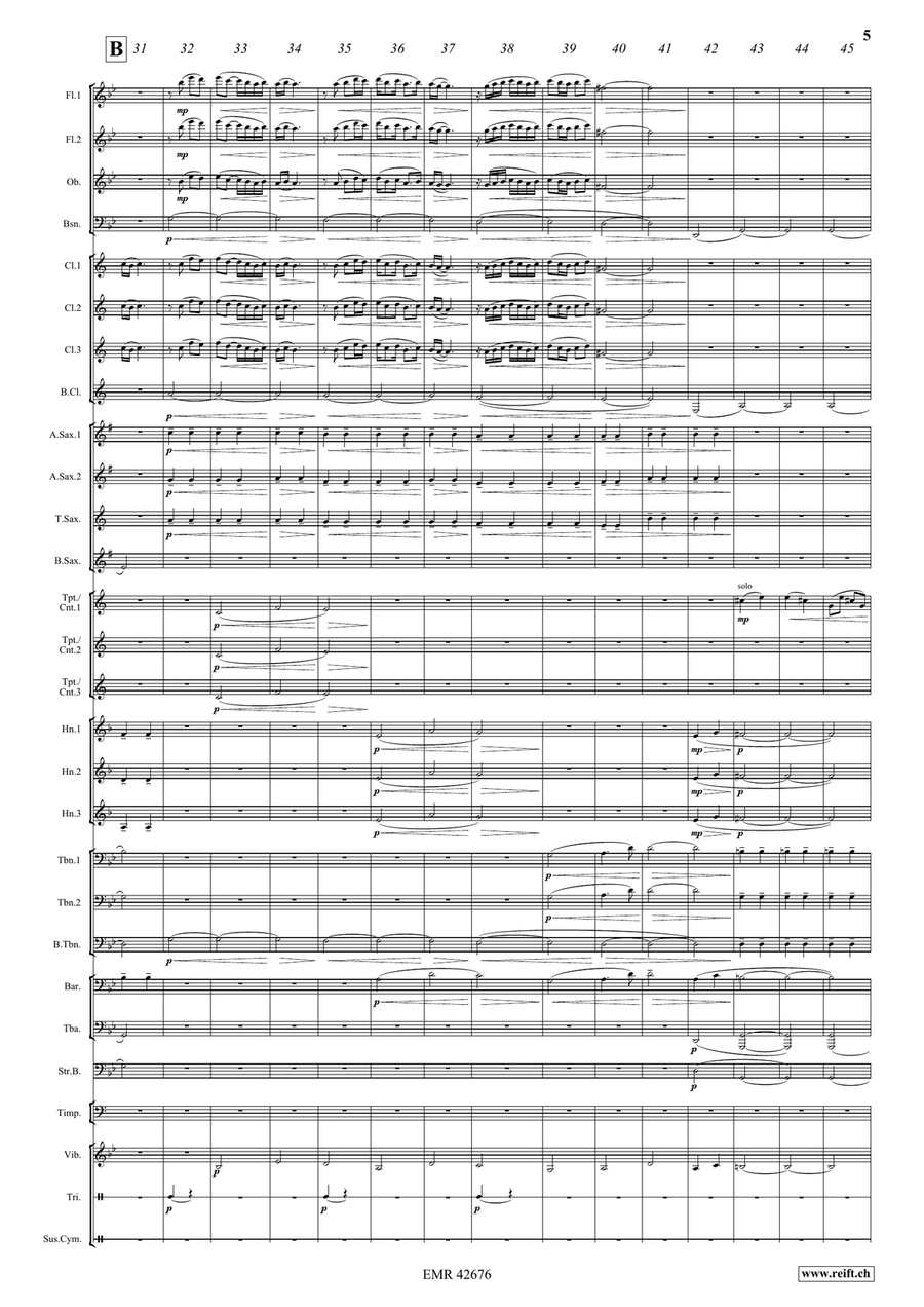 Adagio Adagio Concert Band scores gallery preview page 5