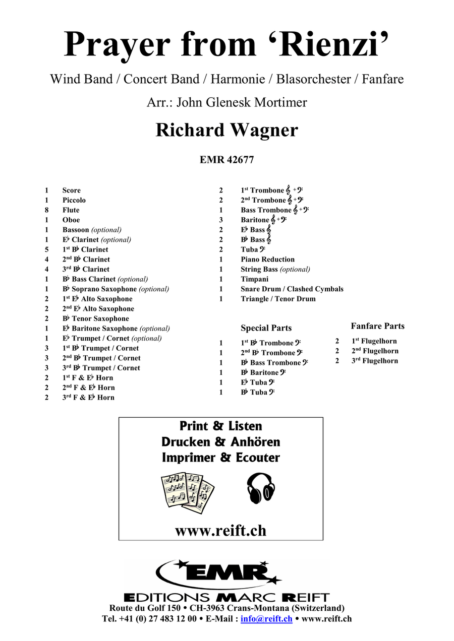 Prayer from Rienzi Prayer from Rienzi Concert Band scores gallery preview page 2