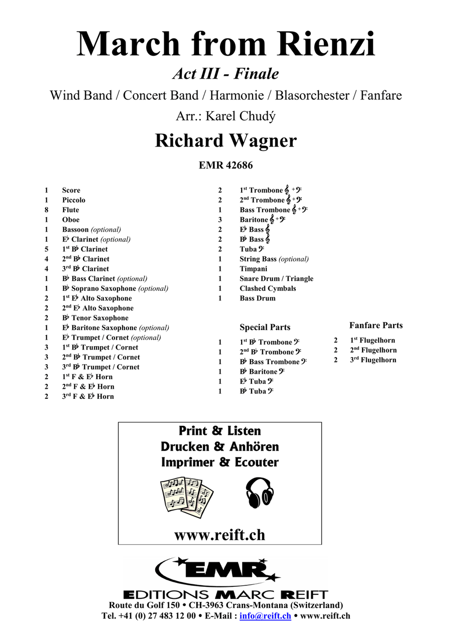 March from Rienzi March from Rienzi Concert Band scores gallery preview page 2