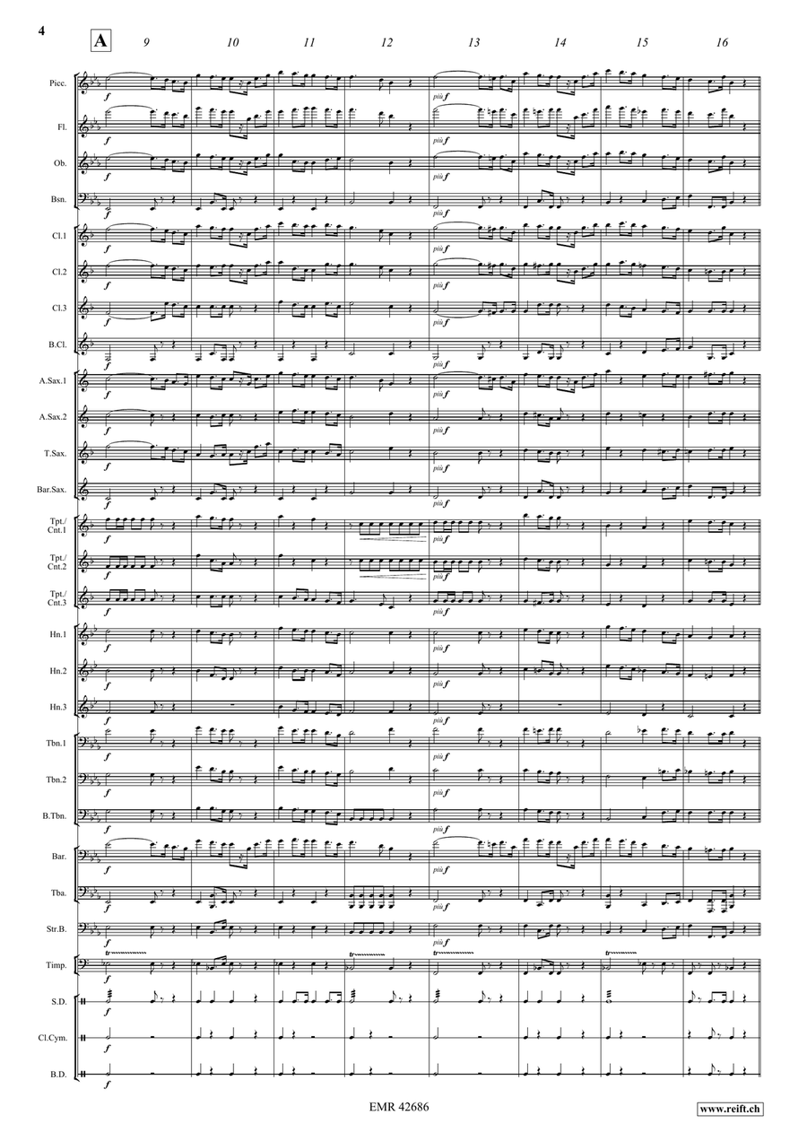 March from Rienzi March from Rienzi Concert Band scores gallery preview page 5