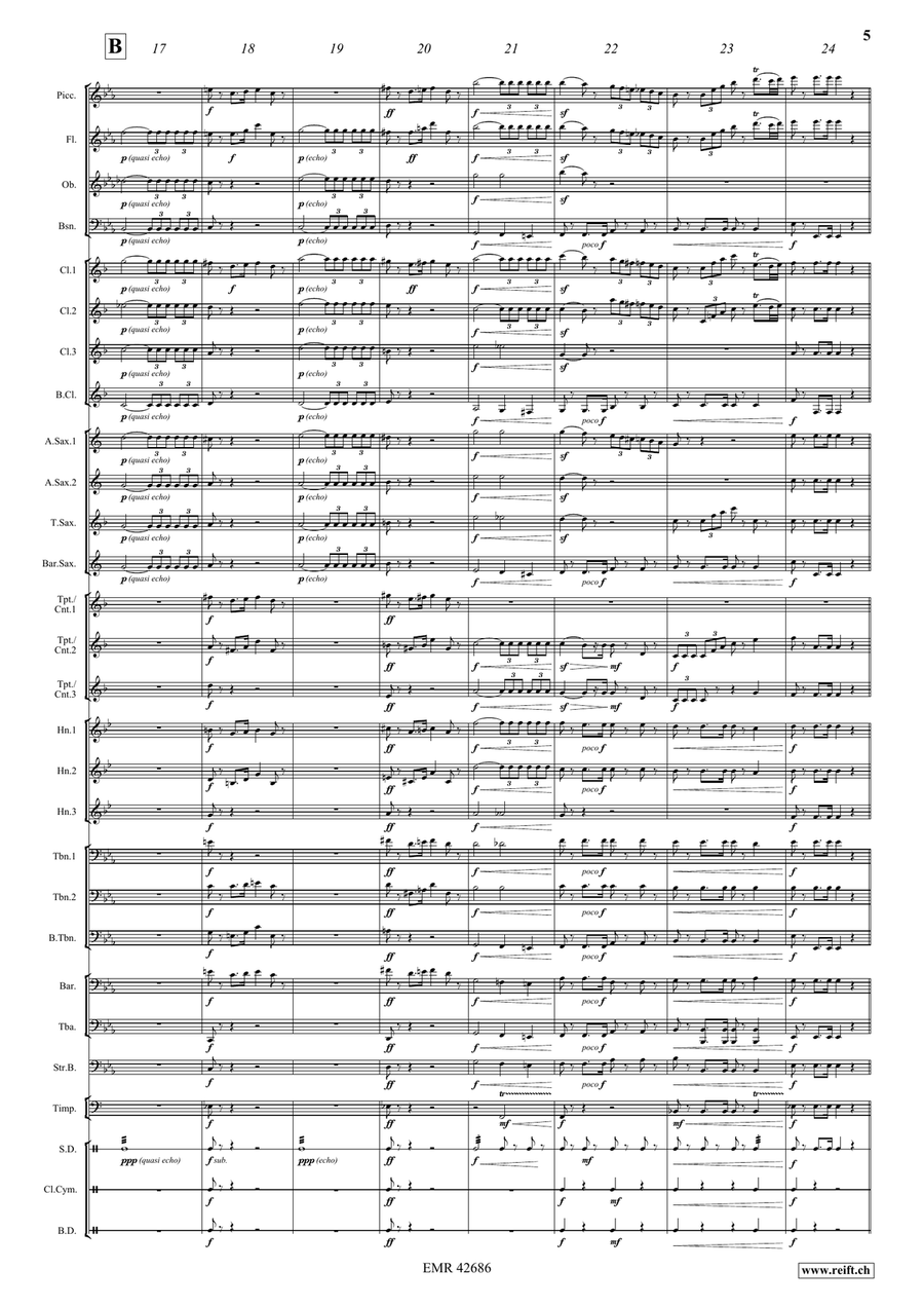 March from Rienzi March from Rienzi Concert Band scores gallery preview page 6