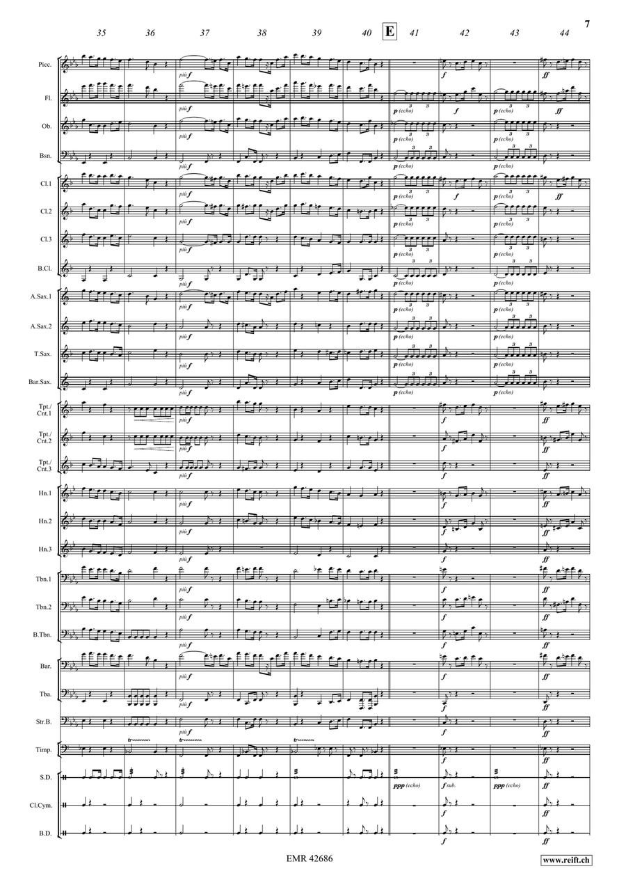 March from Rienzi March from Rienzi Concert Band scores gallery preview page 8