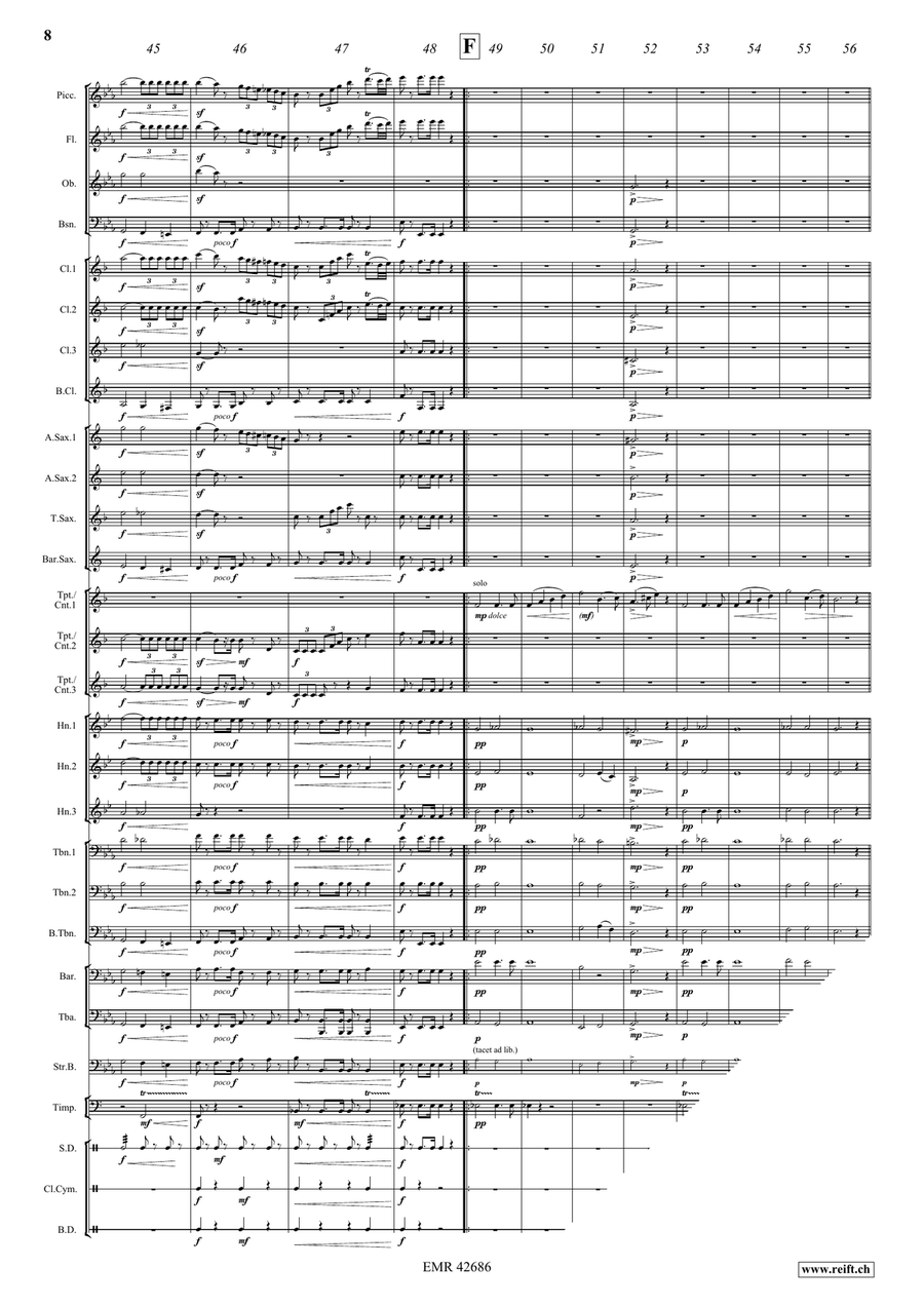 March from Rienzi March from Rienzi Concert Band scores gallery preview page 9