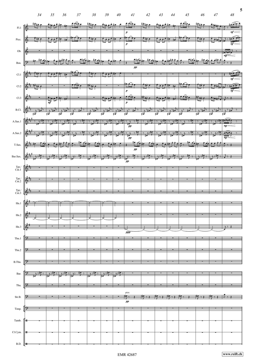 Dance Of The Tumblers Dance Of The Tumblers Concert Band scores gallery preview page 6