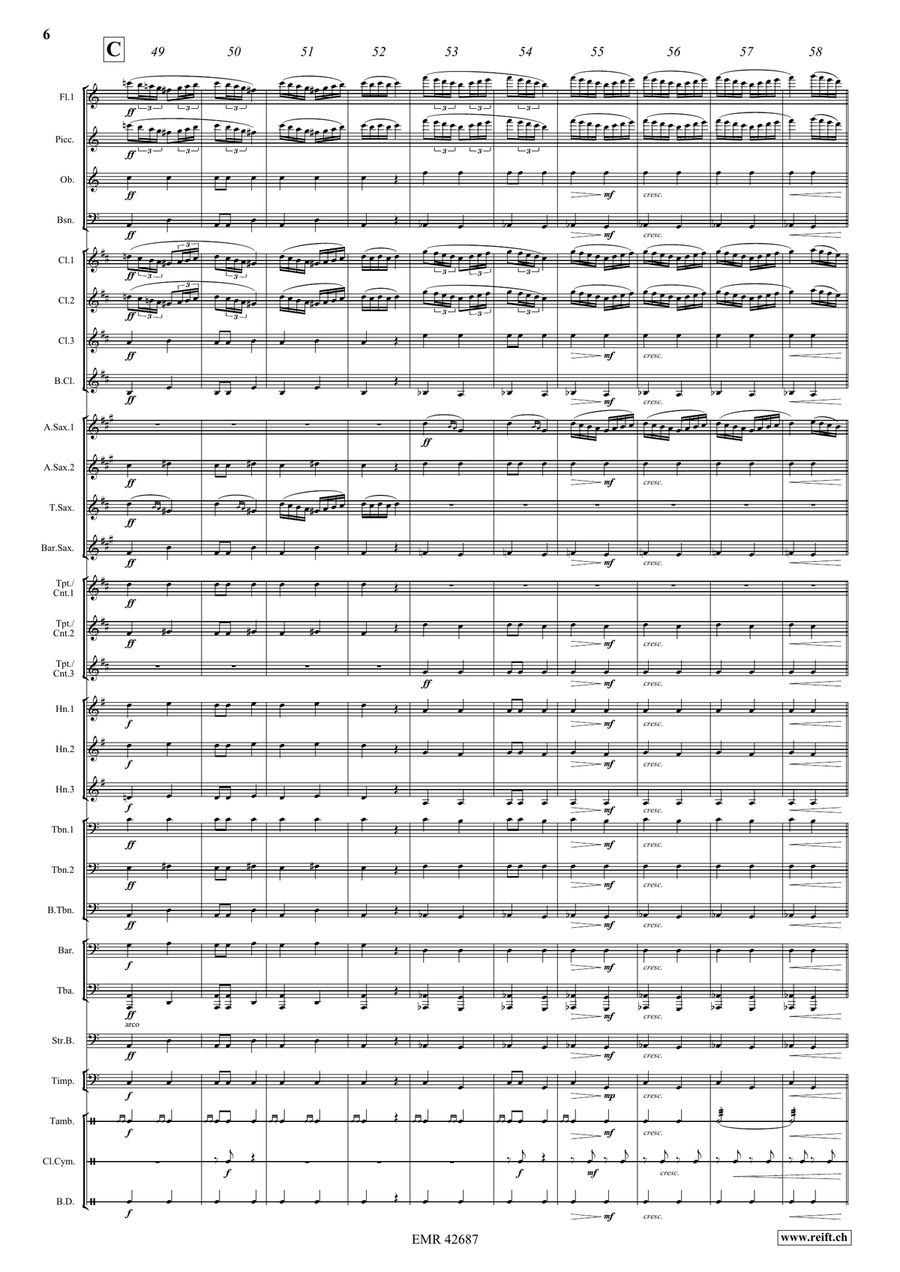 Dance Of The Tumblers Dance Of The Tumblers Concert Band scores gallery preview page 7