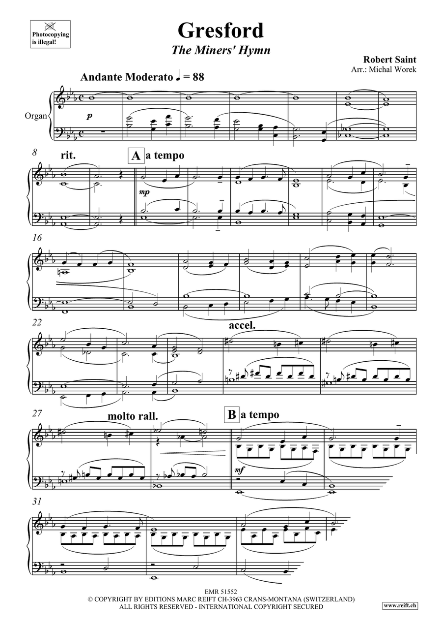 Gresford Gresford Organ scores gallery preview page 3