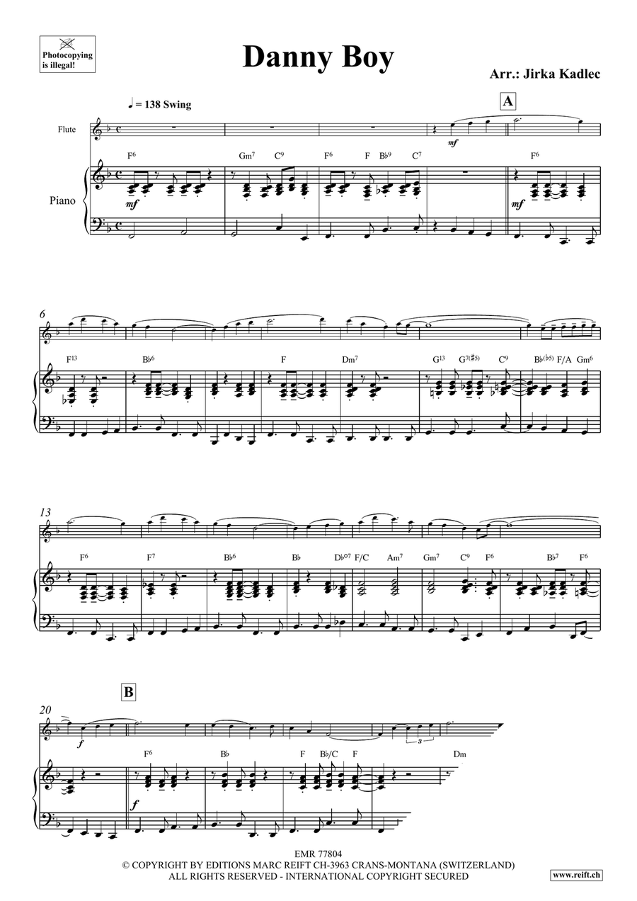 Danny Boy Danny Boy Flute Solo scores gallery preview page 3