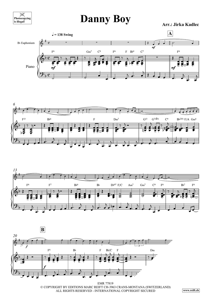Danny Boy Danny Boy Euphonium scores gallery preview page 3