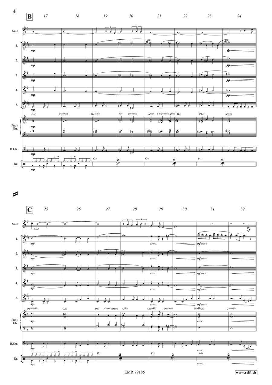 Summertime Saxophone scores gallery preview page 5