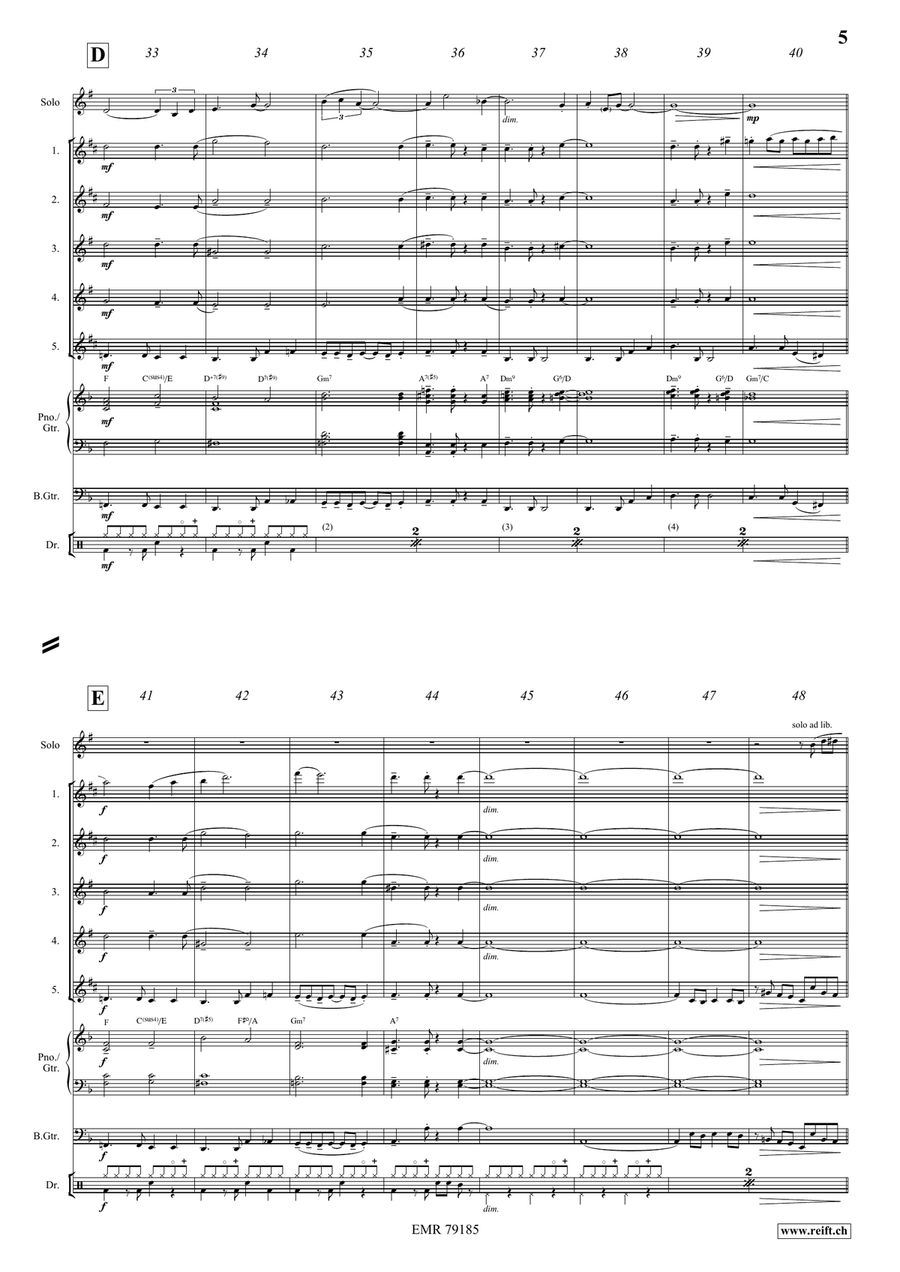 Summertime Saxophone scores gallery preview page 6