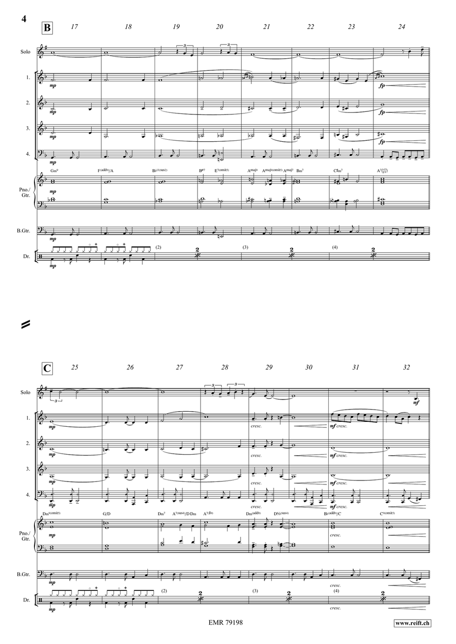 Summertime Summertime Brass Quartet scores gallery preview page 5