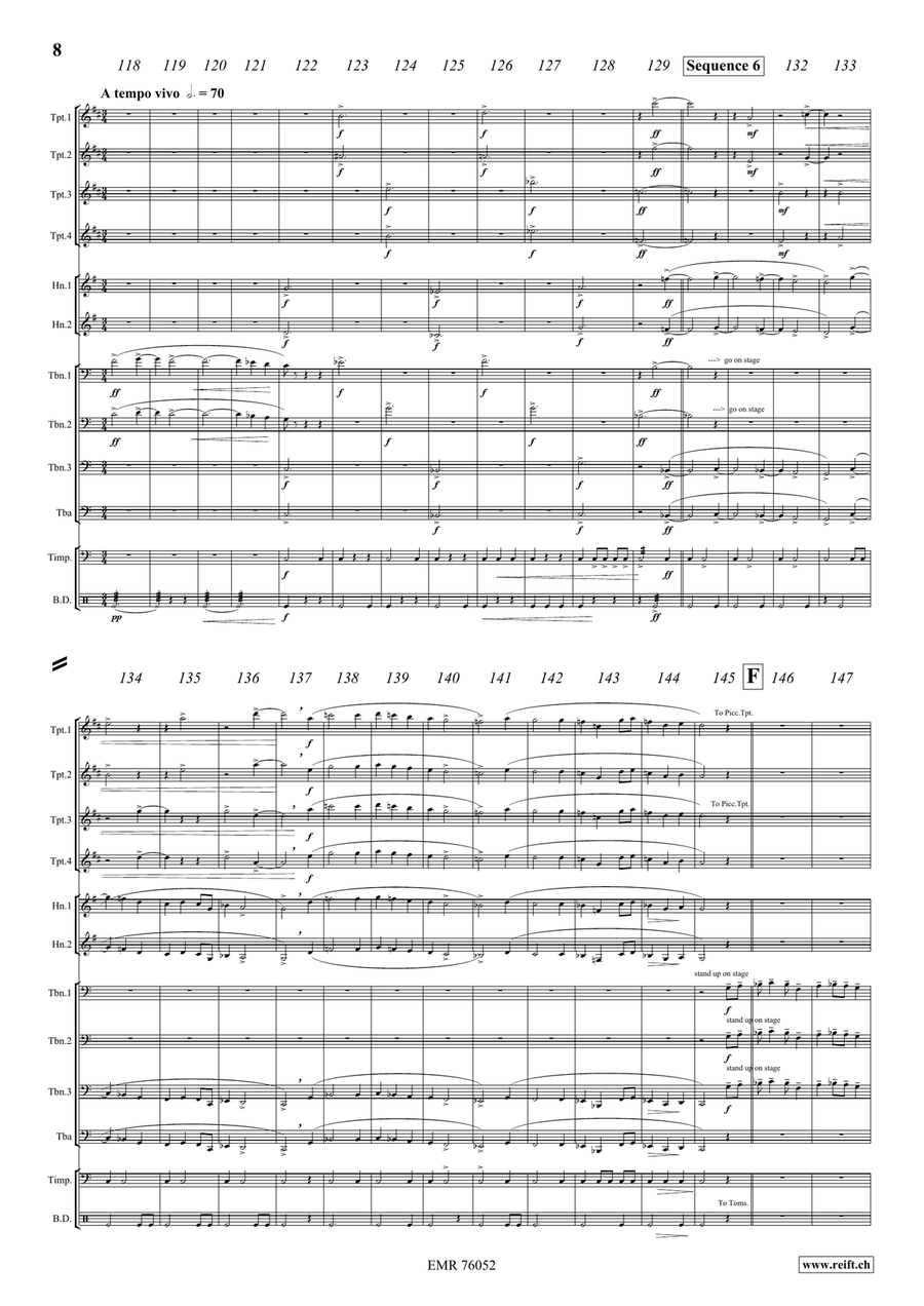 Azincourt Lament Percussion - Sheet Music page 8