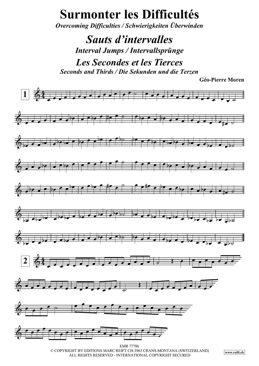 Surmonter les Difficultés Trumpet scores gallery preview page 7